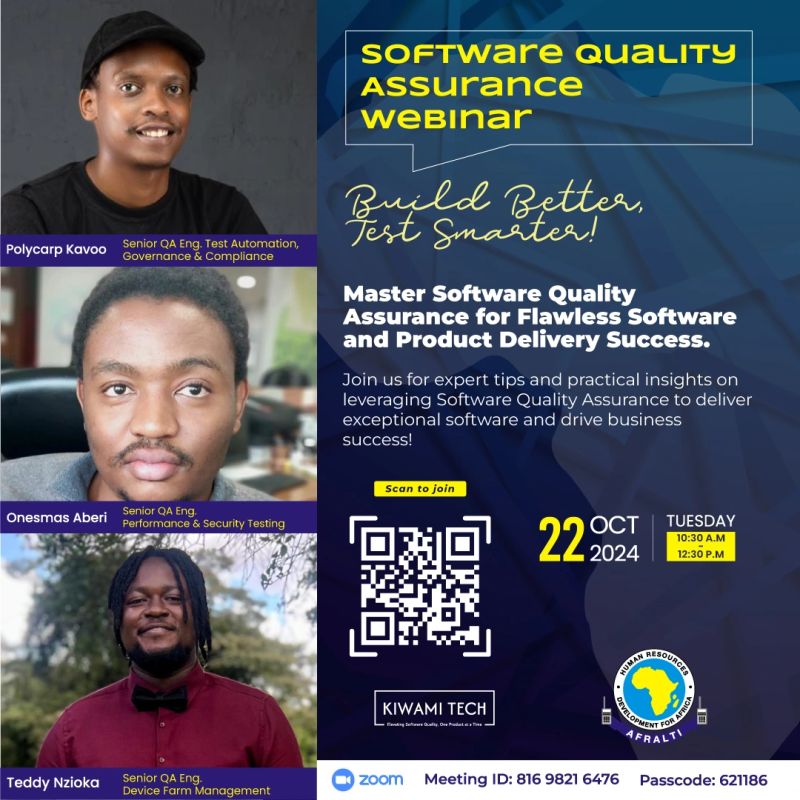 Past Event Poster: Build Better, Test Smatter